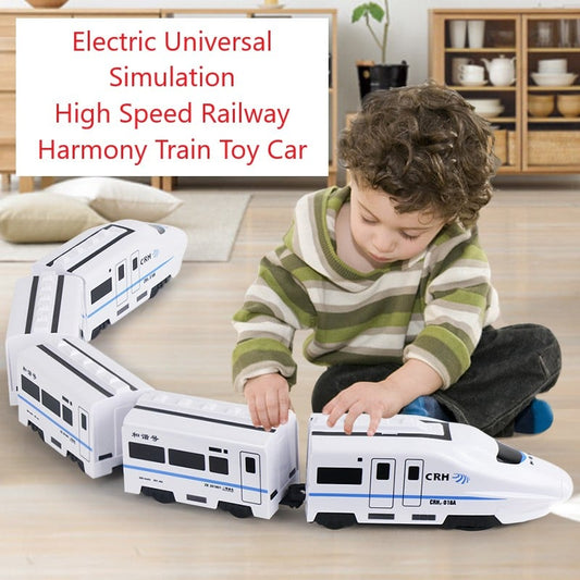 🔥Elektriskt universaltåg för simulering av höghastighetståg Harmony Train Toy