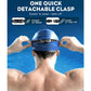 ✨🏊‍Swim Schutzbrille für Erwachsene & Kinder - Anti-Fog Vollschutz, 3-Farben UV-Glas, wasserdichte Ohrstöpsel & Nasenclip, Fit Outdoorfun