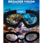 ✨🏊‍Swim Schutzbrille für Erwachsene & Kinder - Anti-Fog Vollschutz, 3-Farben UV-Glas, wasserdichte Ohrstöpsel & Nasenclip, Fit Outdoorfun
