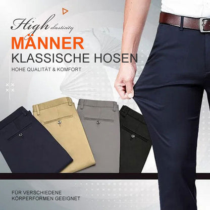 🔥40 % Rabatt🔥 Klassische Herrenhose mit hohem Stretchanteil