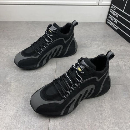 💥Försäljning 49% rabatt🔥Lace-up gummi bara sneakers