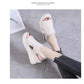 ❤️Keilsandalen für Damen – einfarbig, offene Zehenpartie