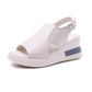 ❤️Keilsandalen für Damen – einfarbig, offene Zehenpartie