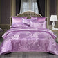 🔥Kostenloser Versand🔥Luxuriöse Satin-Jacquard-Bettwäsche in 4-teiliger Ausführung