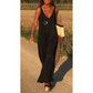 ⏳Begrenzte Zeit 50% Rabatt💥Maxi-Cami-Kleid mit V-Ausschnitt für Damen