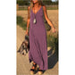 ⏳Begrenzte Zeit 50% Rabatt💥Maxi-Cami-Kleid mit V-Ausschnitt für Damen