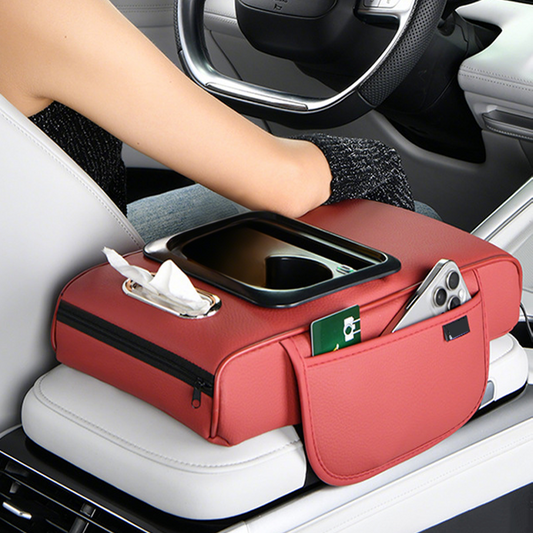 🚗Autositz-Armlehnen-Organizer mit USB-Ladeanschlüssen (50 % RABATT)