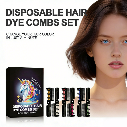 ⌛ Nur noch 3 Tage – 50 % auf alles! ⏰6er-Set Einweg-Haarfärbekämme